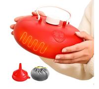 Hot Water Bottle, 1.6L/2L Large Capacity Hot Water Bag, Safe & Authentic with Handle, Reusable Hot Bottle for Home, Office, Travel, Walking & Cold Weather Relief