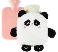 Hot Water Bottle,1l Hot Water Bottle With Cover,Hot Water Bottle,Soft And Comfortable Small Hot Water Bottle,Children's Hot Water Bottle,For Men And Women In The Family (D)