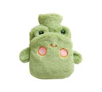 Hot Water Bottle - 1L Winter Cold Protection Animal Design | 17.5x25cm Comfortable Hot Water Pouch With Plush Cover | For Menstrual Shoulder Recovery Muscle Women Kids Travel Bed Sports Injuries