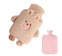 Hot Water Bottle - 1liter Plush Hot Water Bottle with Cover | WaterBottle Plush | Animal Shape Winter Warming Supplies | Hand Warmer Pouch for Athletes Office Car Sofa Bed Home Working Studying