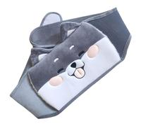 Hot Water Bottle,3 In 1 Hot Water Bottle,Plush Belly Hot Water Bottle For Keeping Warm And Relieving Abdominal Pain Back And Shoulders (Grey)