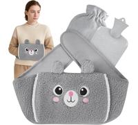 Hot Water Bottle Belt 1 Litre With Extra Long Belt 120 Cm Hot Water Bottle With Cover And Soft Waist Cover,Hot Water Bottle For Neck And Shoulders,Back,Legs,Warming