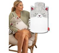 Hot Water Bottle Gift For Baby,Soft Toy,Anti-Colic,Child,Cat