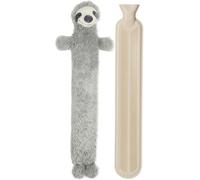 Hot Water Bottle Soft Plush Lazy Long 72 cm Natural Rubber Hot Water Bottle with Funny Animal Cover Gift