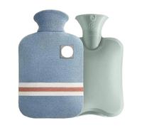 Hot Water Bottle With Knitted Cover Durable 1L/2L Bag For Pain Relief Cold Hand Feet Warmer(HWB01-1L-Light color1)