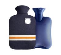 Hot Water Bottle With Knitted Cover Durable 1L/2L Bag For Pain Relief Cold Hand Feet Warmer(HWB01-1L-Dark color1)