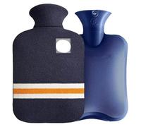Hot Water Bottle With Knitted Cover Durable 1L/2L Bag For Pain Relief Cold Hand Feet Warmer(HWB01-2L-Dark color1)