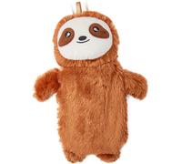 Hot Water Bottle With Super Soft Fleece Cover-3d Plush Hot Water Bottle To Stay Warm Longer-Uk Safe Tested-Durable And Very Comfortable