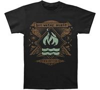 Hot Water Music Men's Exister T-Shirt Black Graphic Unisex Tee Shirt