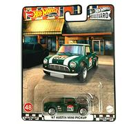 Hot Wheeels Boulevard '67 Austin Minis Pickup (Vert) #48 - Premium Échelle 1:64 Moulé sous pression