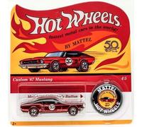 1:64 Hot Wheels 2018 Redline 50th Anniversaire 1968 Mercury Cougar Jaune