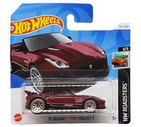 Hot Wheels 15 Jaguar F-Type Project 7 - HW Roadsters 5/5 - HTD74 - Carte courte - Magenta - Mattel 2024-1:64