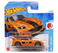 Hot Wheels 15 Mazda MX-5 Miata - HW J-Imports 3/10 - HTD22 - Carte courte - Roadster - Orange - Mattel 2024 - 1:64