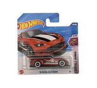 Hot Wheels 15 Mazda MX-5 Miata - JBB18 - Compact Kings 2/10 - Carte courte - Rouge métallisé - Modèle sous licence officielle - Peinture de course classique - Mattel 2025 (80/250) - 1:64