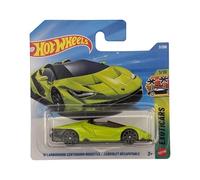 Hot Wheels 16 Lamborghini Centenario Roadster - Exoticars 1/10 - JJK74 - Carte courte - Supercar verte sous licence officielle à l'échelle 1/64 - Mattel 2026 (2/250) - Modèle sous licence