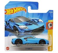 Hot Wheels 17 Ford GT - HW Turbo 9/10 - HCW47 - Carte courte - Supercar - Bleu clair - Mattel 2022