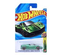 Hot Wheels '17 Pagani Huayra Roadster Véhicule jouet moulé sous pression, Exoticars 7/10, 101/250 (vert)
