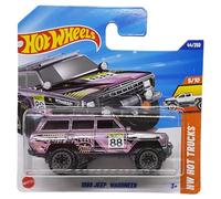 Hot Wheels - 1988 Jeep Wagoneer - HW Hot Trucks 5/10 - HYW95 - Carte courte - BFGoodrich - Violet métallisé - Mattel 2025-1:64