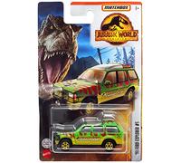 Hot Wheels 1993 Ford Explorer #5 - Jurassic World Dominion - Échelle 1:64 - Voiture - Jouet pour enfant - Science-fiction - Métal - 16,4 cm - 3 ans et plus - Unisexe