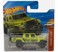 Hot Wheels - '20 Jeep Gladiator - Truckin' Along 2/5 - JJH91 - Carte courte - Design tout-terrain jaune fluo BFGoodrich - Mattel 2026-1:64 - Modèle Jeep sous licence