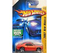 Hot Wheels 2007-001/180 New Models 01/36 Dodge Challenger Concept On Instant Win Card 1:64 Scale