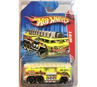 Hot Wheels 2010 Race World Yellow 5 Alarm Fire Truck by Hot Wheels