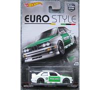 Hot Wheels 2016 Car Culture series EURO STYLE '92 BMW M3 Polizei white 3/5