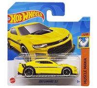 Hot Wheels - 2017 Camaro ZL1 - Muscle Mania 5/10 - HKJ52 - Carte courte - GM - Jaune - Mattel 2023