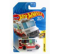 Hot Wheels 2018 50th Anniversary Fast Foodie Quick Bite (Food Truck) 93/365, White