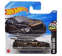 Hot Wheels - 2018 Bentley Continental GT3 - HW Race Day 7/10 - JBB30 - Carte courte - Noir métallisé - Mattel 2025-1:64