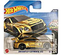 Hot Wheels - 2018 Bentley Continental GT3 - JBC18 - Race Day 7/10 - Voiture de course GT3 dorée sous licence officielle Bentley à l'échelle 1:64 - Mattel 2025 (162/250)