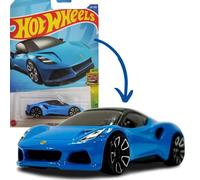 Hot Wheels 2022 - Lotus Emira - Bleu - HW Exotics 10/10 - Navires Mint/NrMint emballés dans une boîte