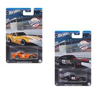Hot Wheels 2024 Vintage Racing Club - Lot de 2 (HRT81-956B) | Ford Maverick et Custom Datsun 240Z | Voitures collector moulées sous pression 1:64 - À partir de 3 ans