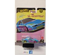 Hot Wheels Voiture miniature Mazda RX-7 Coupé FC PANDEM 1993 bleu clair et rose