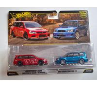 Hot Wheels 2026 2 pack 2005 Mitsubishi Lancer Evolution 2004 Subaru (Cart)