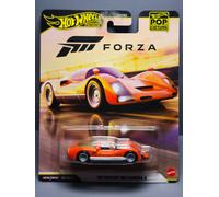 Hot Wheels Voiture de collection en métal Forza '66 Porsche 906 Carrera 6 Premium Pop Culture