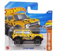 Hot Wheels 21 Ford Bronco - HW Hot Trucks 1/10 - HYX50 - Carte courte - BFGoodrich - Jaune - Mattel 2025-1:64