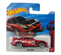 Hot Wheels - 24/Seven - Nightspeed 6/10 - JJJ09 - Carte courte - Voiture de course rouge - Mattel 2026 - 1:64 - Modèle fantaisie