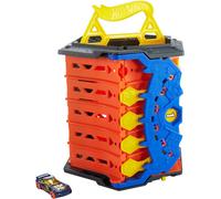 Hot Wheels 2in1 Set de jeu & boîte incl. 1 voiture jouet, rangement