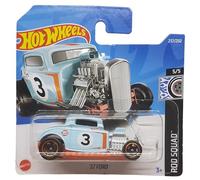 Hot Wheels 32 Ford - Rod Squad 5/5 - HCV75 - Carte courte - Hot Rod - Design Gulf - Mattel 2022