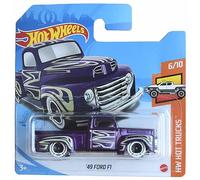 Hot Wheels '49 Ford F1, HW Hot Trucks 6/10 [Violet] Carte courte