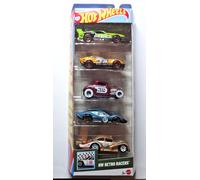 Hot Wheels 5-Pack - Hw Rétro Racers - Gt-Scorcher,Ford GT40,VW Coccinelle -