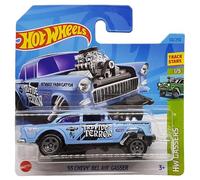 Hot Wheels 55 Chevy Bel Air Gasser - HW Gassers 1/5 - HKK26 - Carte courte - Track Stars - Firestone - GM - Mattel 2023-1:64