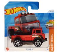Hot Wheels 57 Jeep FC - HW Hot Trucks 3/10 - HTD21 - Carte courte - Pickup - Rouge - Mattel 2024-1:64