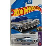 Hot Wheels '59 Chevy Impala [ZAMAC] Layin' Low 2/5, 44/250-1:64 Échelle Diecast Toy Vehicle