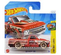 Hot Wheels 67 Chevy C10 - HW Art Cars 2/10 - HTD72 - Carte courte - Pickup Truck - GM - Mattel 2024-1:64