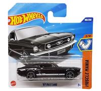 Hot Wheels 67 Mustang - Muscle Mania 3/10 - JBB13 - Short Card - Noir - Mattel 2025-1:64