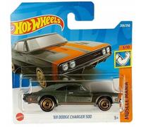 Hot Wheels - '69 Dodge Charger 500 - Muscle Mania 3/10 - HCV71 - Carte courte - Thème - Gris métallisé - Mattel 2022