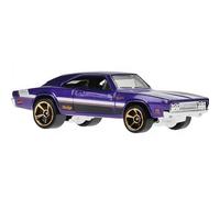 Hot Wheels 69 Dodge Charger 500 - Then and Now 8/10 - HKJ46 - Carte courte - Violet métallisé - Mattel 2023 - 1:64