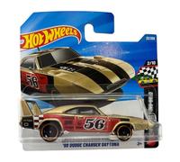 Hot Wheels 69 Dodge Charger Daytona - HW Starting Grid 2/10 - JJH97 - Carte courte - Voiture muscle dorée à l'échelle 1:64 - Mattel 2026 - Modèle sous licence